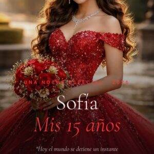 Invitacion digital 15 años red Premium